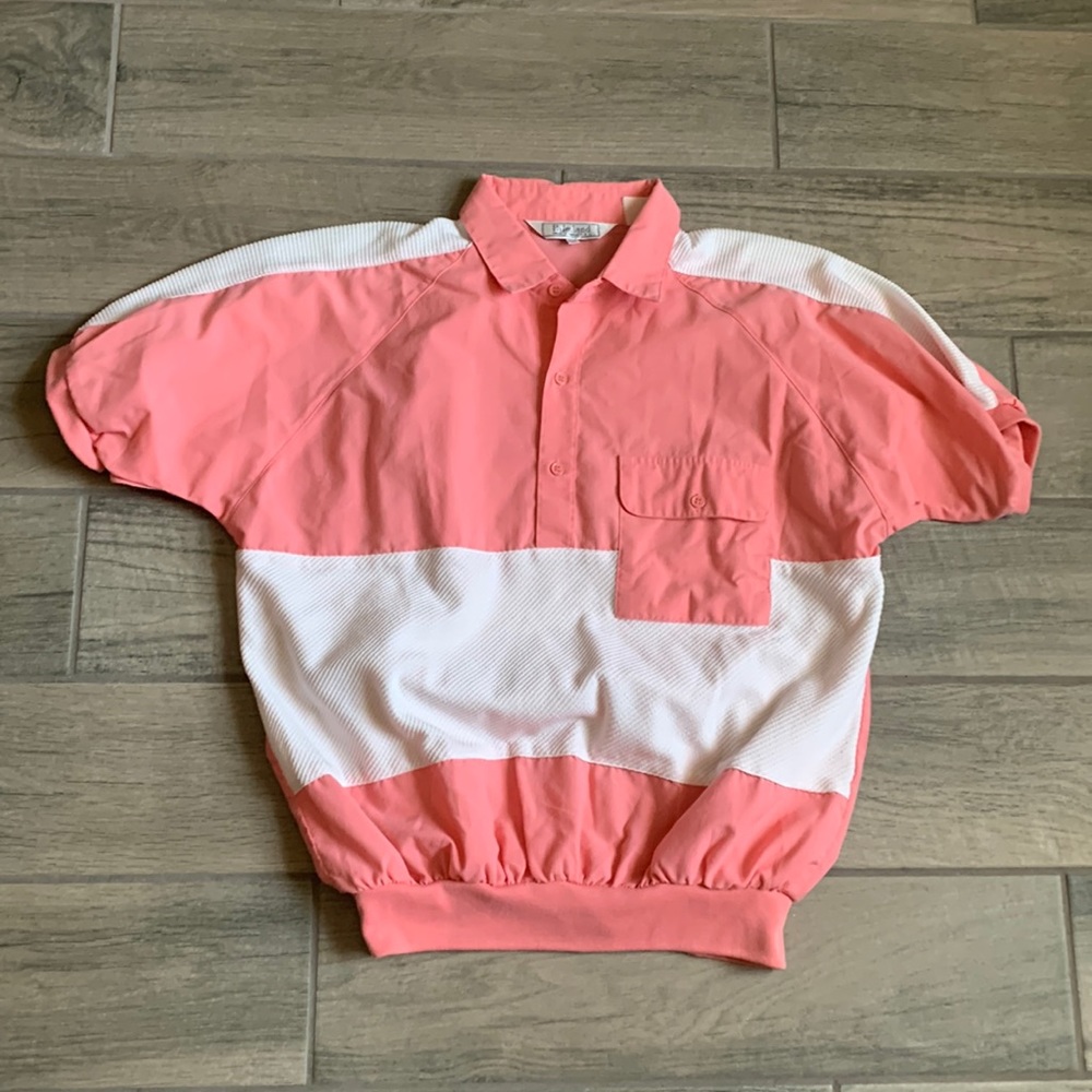 Palmland pink/white shirt